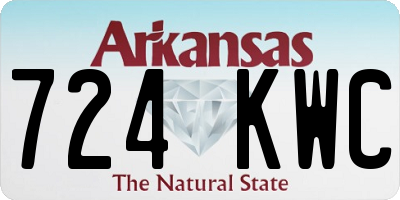 AR license plate 724KWC