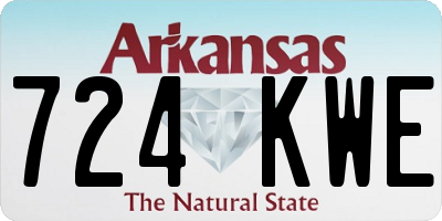 AR license plate 724KWE