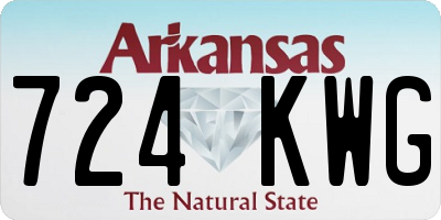 AR license plate 724KWG