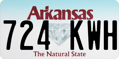 AR license plate 724KWH