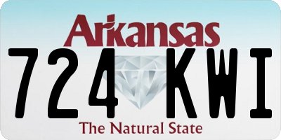 AR license plate 724KWI