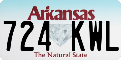 AR license plate 724KWL