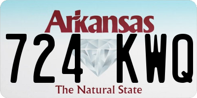 AR license plate 724KWQ
