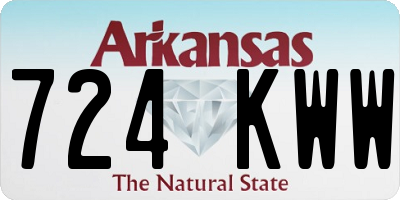 AR license plate 724KWW