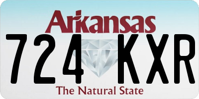 AR license plate 724KXR