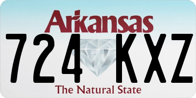 AR license plate 724KXZ