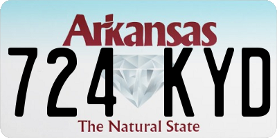 AR license plate 724KYD