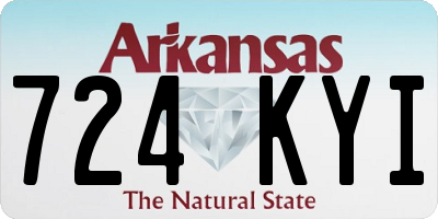 AR license plate 724KYI