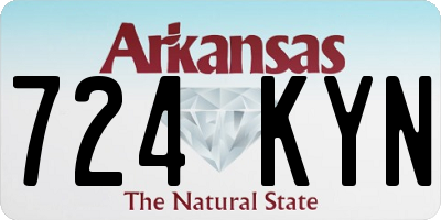 AR license plate 724KYN