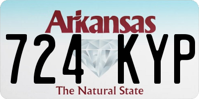 AR license plate 724KYP