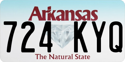 AR license plate 724KYQ