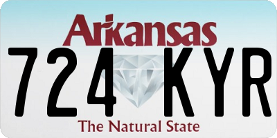 AR license plate 724KYR