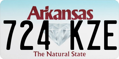 AR license plate 724KZE