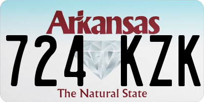 AR license plate 724KZK