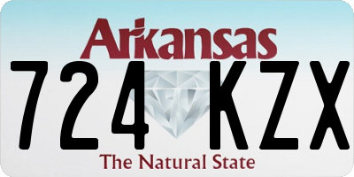 AR license plate 724KZX