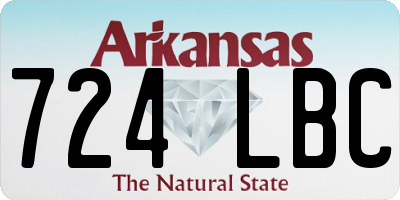 AR license plate 724LBC