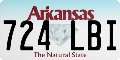 AR license plate 724LBI