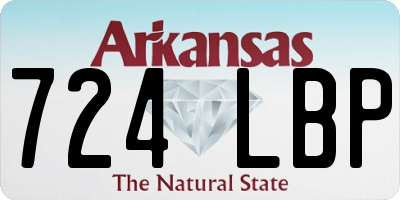 AR license plate 724LBP
