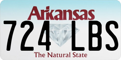 AR license plate 724LBS