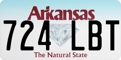 AR license plate 724LBT