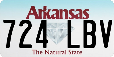AR license plate 724LBV