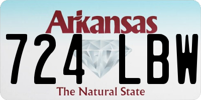 AR license plate 724LBW
