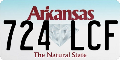 AR license plate 724LCF