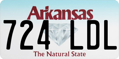 AR license plate 724LDL