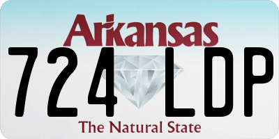 AR license plate 724LDP