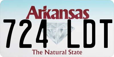 AR license plate 724LDT