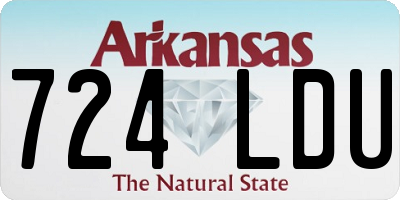 AR license plate 724LDU