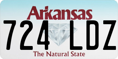 AR license plate 724LDZ