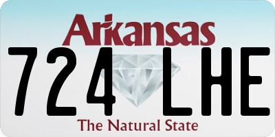 AR license plate 724LHE