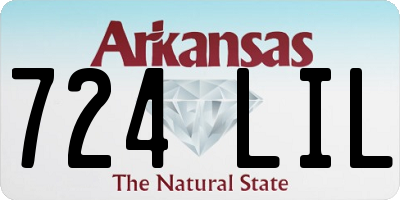 AR license plate 724LIL