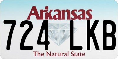 AR license plate 724LKB