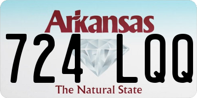 AR license plate 724LQQ