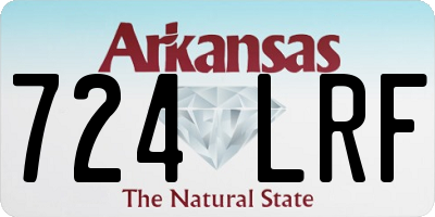 AR license plate 724LRF