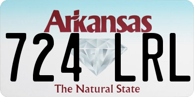AR license plate 724LRL