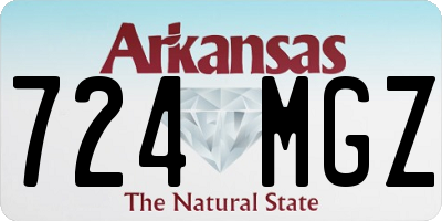 AR license plate 724MGZ