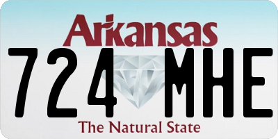 AR license plate 724MHE