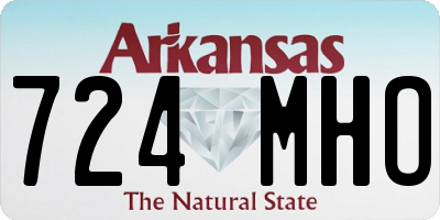 AR license plate 724MHO