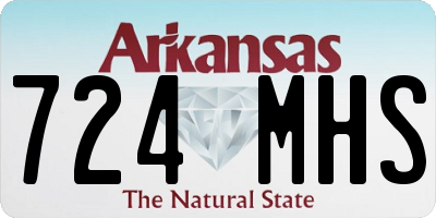 AR license plate 724MHS