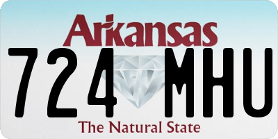 AR license plate 724MHU