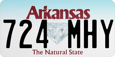 AR license plate 724MHY