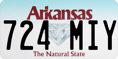 AR license plate 724MIY