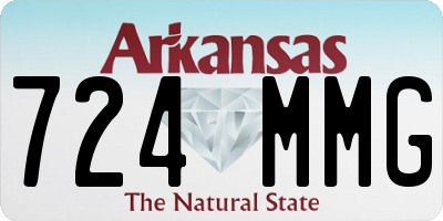 AR license plate 724MMG