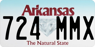 AR license plate 724MMX