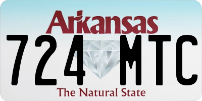 AR license plate 724MTC