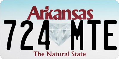 AR license plate 724MTE