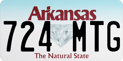 AR license plate 724MTG